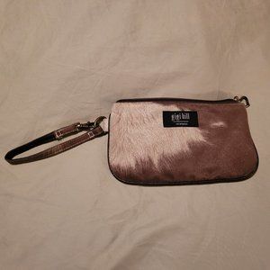 Gigi Hill Faux Suede Wristlet Purse